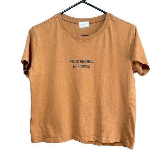 Tops - Urban Nation- No Beginning/No Ending Cropped Graphic Tee- Sz. L